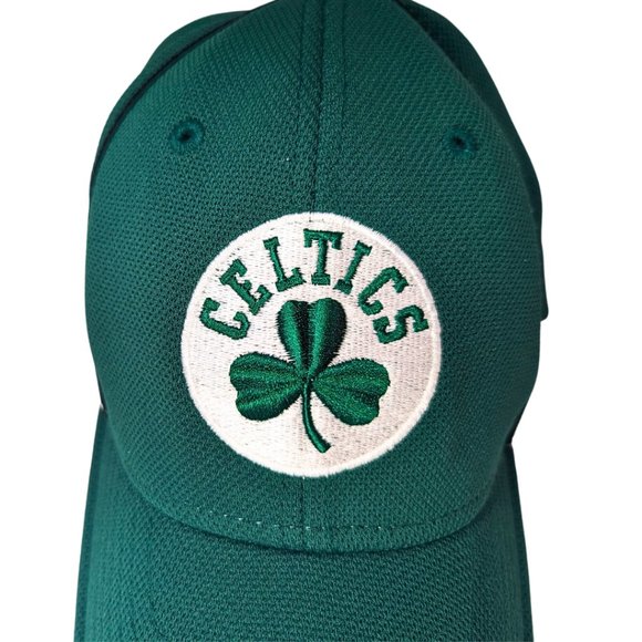 Celtics One Size Embroidered NBA Reebok Stretch Hat MINT CONDITION - Picture 7 of 11